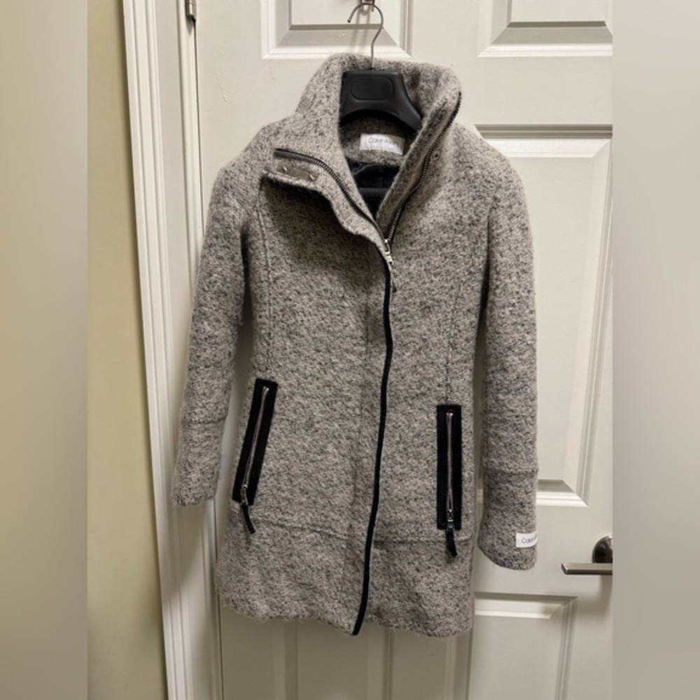 Women’s Calvin Klein Wool Blend Walker Coat